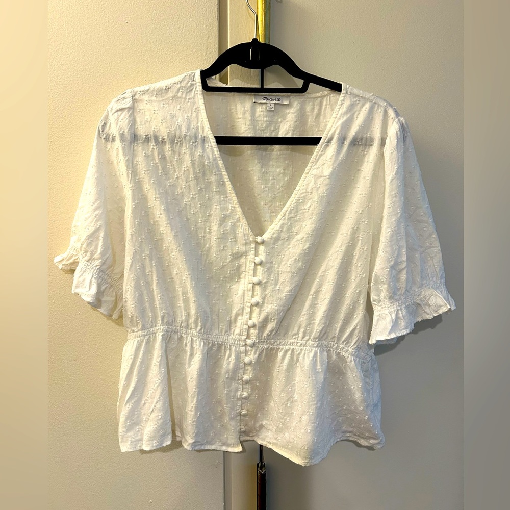 Madewell button up blouse